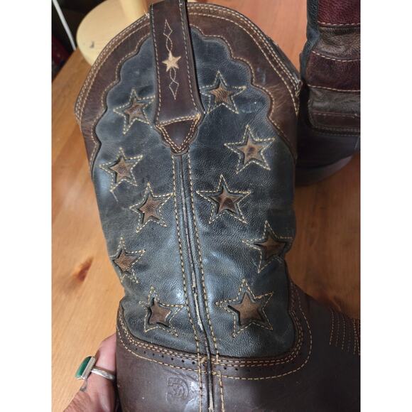 Durango Mens Rebel Pro Vintage Flag Cowboy Boots Size 6.5 - Picture 5 of 9